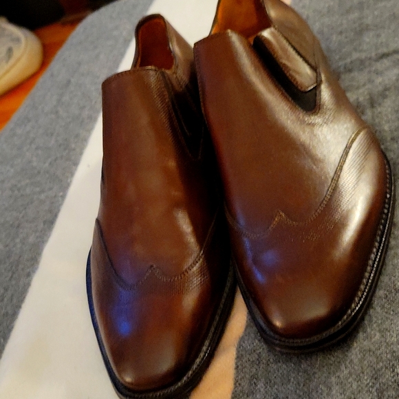 SALE 1 DAY ONLY!!!!!Nwot Mens leather dress ahoes - Picture 1 of 6